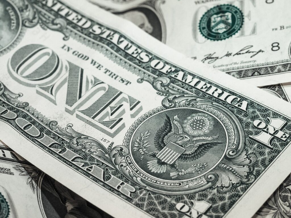 Picture of money. Mental health treatment payment options are available for people.